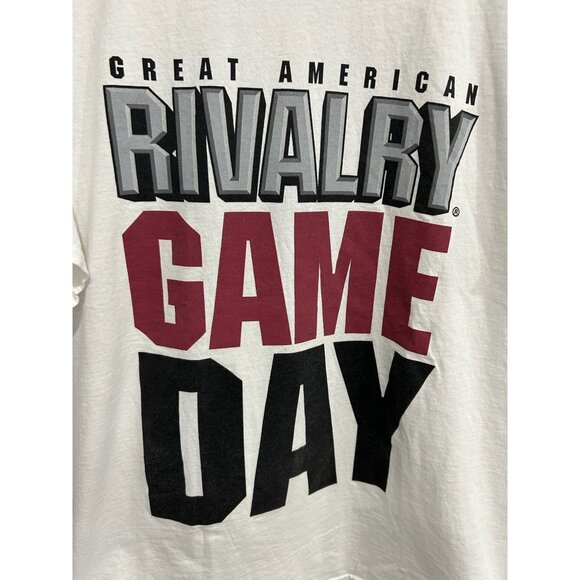 Gildan Great American Rivalry Game Day Ultra Cotton T-Shirt Size L White 2014 Gr - Picture 4 of 10